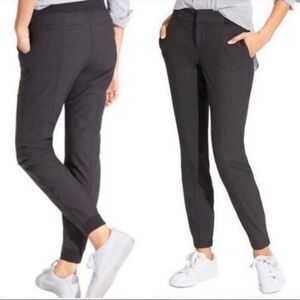 Athleta Work It City Charcoal Gray Jogger Pants 6